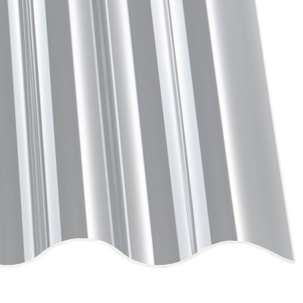 Acryl Wellplatten 1,5mm Sinus 76/18 glasklar - e-stegplatten