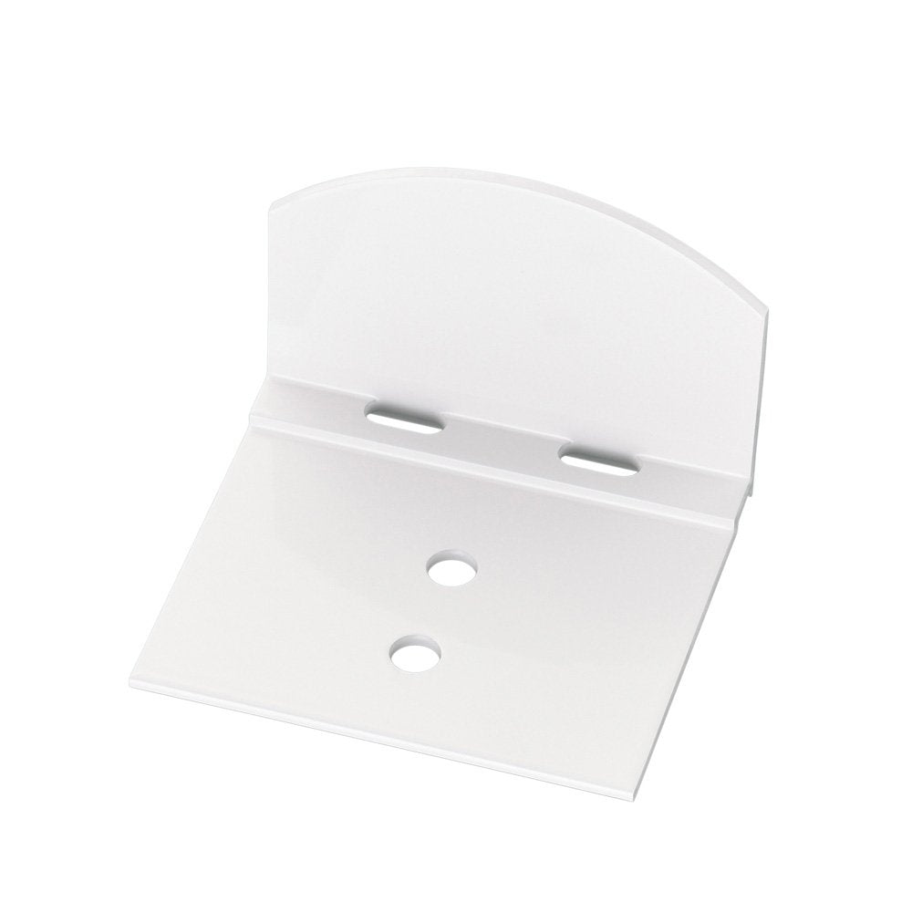 Abrutsch – und Haltewinkel Aluminium weiß für 16mm - 25mm Stegplatten - e-stegplatten