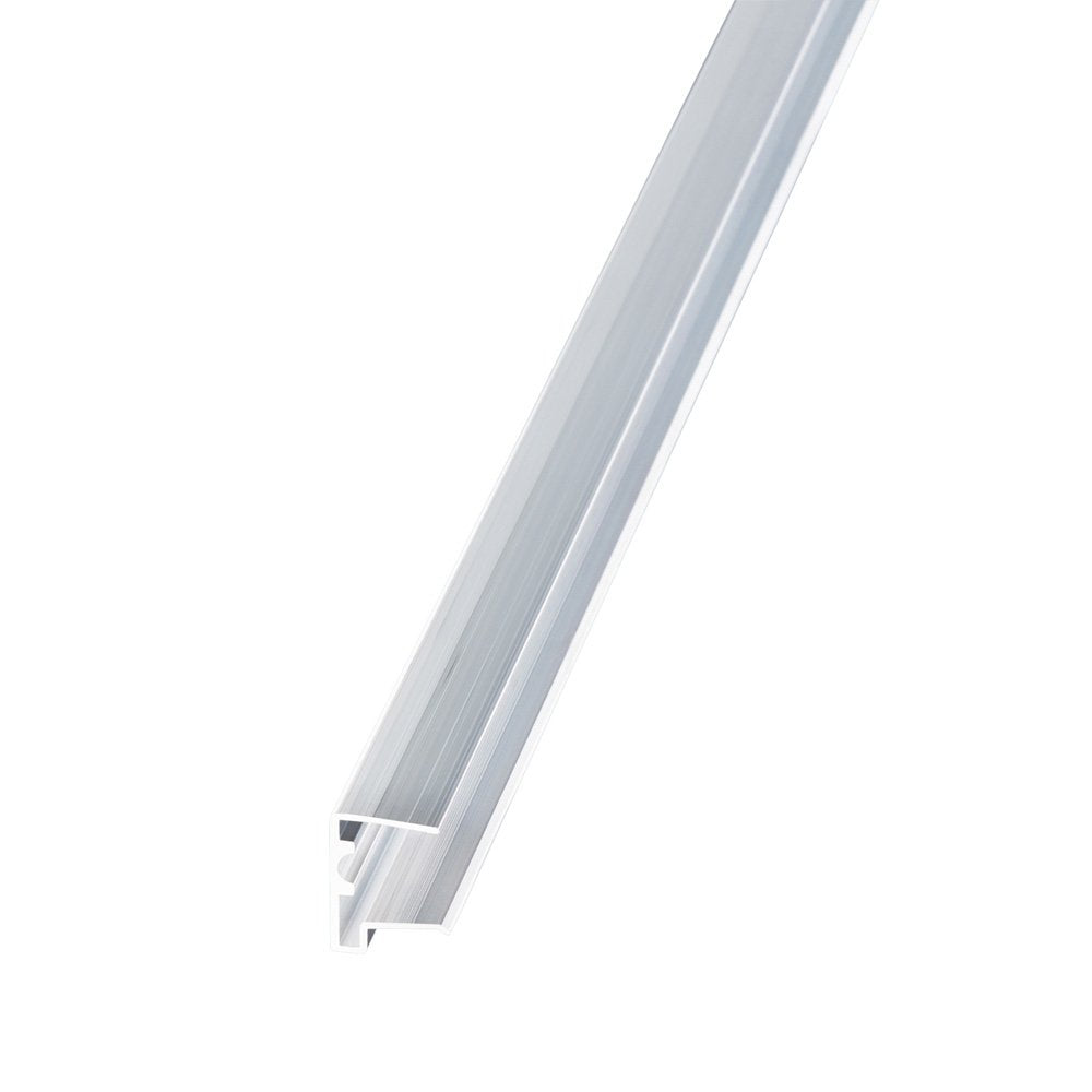 U-Profil Abschlussprofil Premium Alu pressblank für 16mm Stegplatten ohne Tropfkante - e-stegplatten
