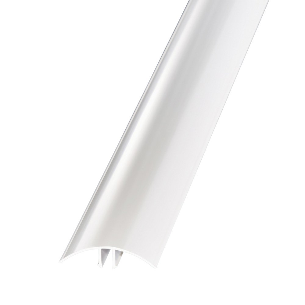 Oberprofil weiß PVC 60mm breit - e-stegplatten