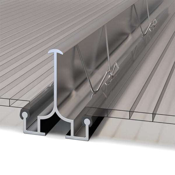 Gewächshausklammern rostfrei – Sicherer Halt für Hohlkammerplatten (4mm – 8mm) & Glas - e-stegplatten