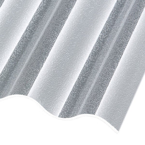 Acryl Wellplatten 3mm C-Struktur Sinus 76/18 klar/farblos