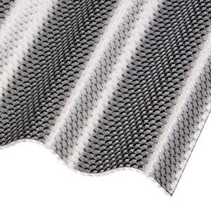 Acryl Wellplatten 3mm Wabenstruktur Sinus 76/18 graphit