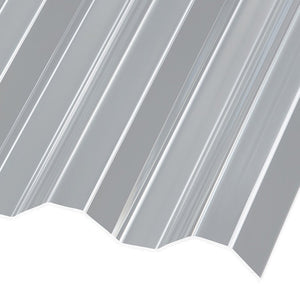 Wellplatten Polycarbonat 0,8 mm Trapez 76/18 klar/farblos