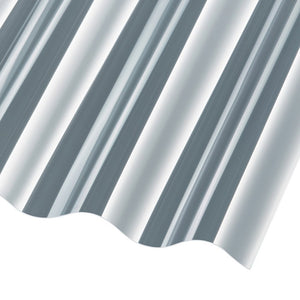 Wellplatten Polycarbonat 0,8 mm Sinus 76/18 klar/farblos