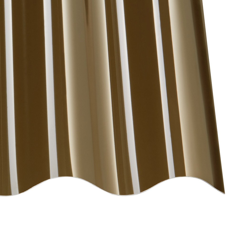 Acryl Wellplatten 3mm Wabenstruktur Sinus 76/18 bronze - e-stegplatten