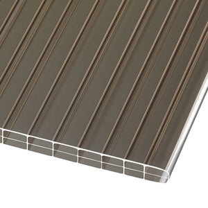 Hohlkammerpaneele 16mm Polycarbonat bronze