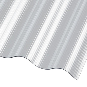 Wellplatten Polycarbonat 1,4 mm gerillt Sinus 76/18 klar/farblos