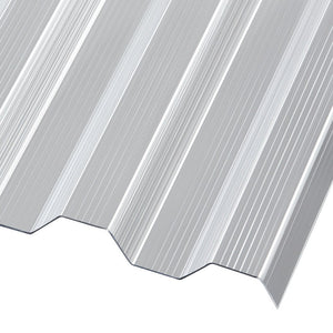 Lichtplatten Trapezplatten Polycarbonat 1,4 mm Gerillt 76/18 klar/farblos