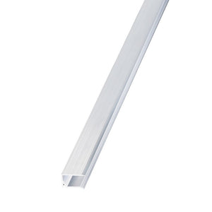 U-Profil Abschlussprofil Premium Alu pressblank für 10mm Stegplatten mit Tropfkante