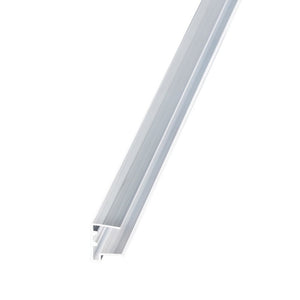 U-Profil Abschlussprofil Premium Alu pressblank für 16mm Stegplatten mit Tropfkante