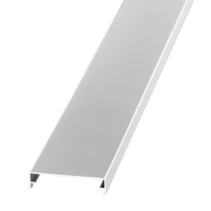 Alu Klemmdeckel 60mm breit -  eloxiert silber