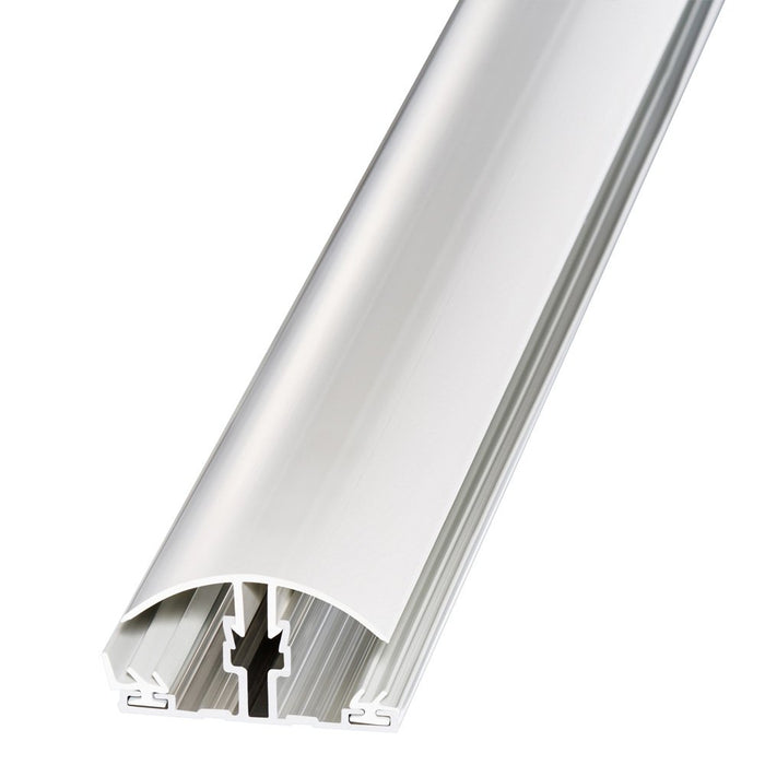 Mittelprofil Alu-Pvc 60 mm breit - für Stegplatten 16mm