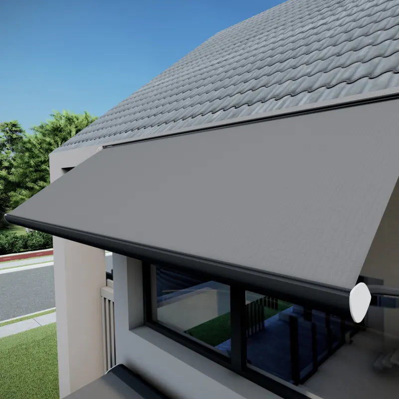Wintent Fenster-Markisensysteme nur mit Automatikoption - Detailansicht | Sonnenschutz-Markise für Terrasse und Balkon
