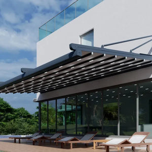 Brave An die Wand montierte Aluminium-Pergolen