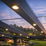 LED-Spots für Terrassenüberdachung (vormontiert)